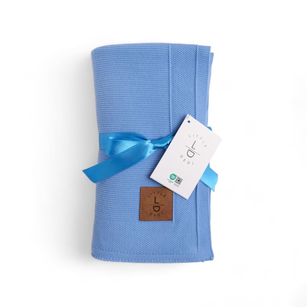 Little Dedi Silky Soft Acrylic Baby Knitted Blanket, Oekotex 100