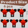 Winkelspanner,6pcs Eckenspanner Set,Eckspanner für Brettstärken,Positionierwinkel Eckenspanner,Winkelzwinge für Holzarbeiten,Engineering,Fotorahmen
