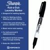 Sharpie Rub-A-Dub Laundry Marker 31101PP, Fine Point, Black Ink, Pack