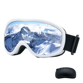 YAMEIZE Ski Goggles Skiing Snowboard Goggles for Men Women OTG Over Glasses Anti-fog UV Protection Sports Protective Windproof Skating Skiing Goggles Cycling Motorcycle