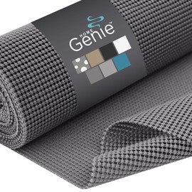 HOME GENIE Drawer Shelf and Cabinet Liner, Durable with Strong Grip, 20 Inch x 20 FT, Non Adhesive Liners Protect Kitchen Cabinets and Cupboard, Bathroom Drawers and Shelves, Desks, Slate Gray
