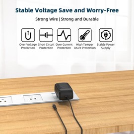 MDCGPower 5V AC Adapter Charger Compatible with Android TV Box H96 Max pro Mecool Power Supply Cord