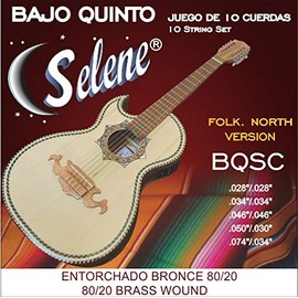 Selen Bajo Quinto Strings (Full Sets), Cuerdas Para Bajo Quinto (Bass Guitar)