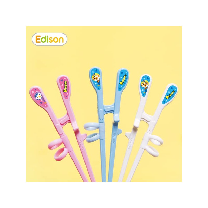 Pororo Edison Training Chopsticks for Left Handed Children 2nd Step