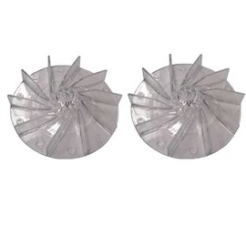 MaxLLTo 2 Pack Plastic Motor Fan Vacuum Cleaner Part for Eureka Sanitaire 12988 Vacuum Fan (5" x 1/4" Center Hole)