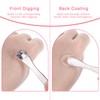 2Pcs Cosmetic Spatula, Mini Metal Makeup Spatula Reusable Cosmetic Cream