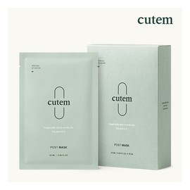 QTem Skin Temperature -6 Degrees Instant Cooling Cooling Soothing Post Mask Set (10 Sheets) / 큐템 피부온도-6도즉각쿨링 쿨링진정 포스트 마스크 세트(10매)