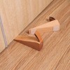 Wood Door Stopper, Solid Wood Non-Slip Door Wedges, Sturdy and