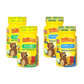 Lilcritus Kumi Bite Immune Zinc + Vitamin CD 2 bottles + Vitamin 2 bottles / 릴크리터스 꾸미바이트 이뮨 아연+비타민 CD 2병+비타민 2병
