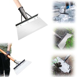 27 cm Cleaning Shovel 1 Piece Multifunctional Cleaning Shovel High Manganese Steel Multifunctional Garden Shovel for the Garden Weed Garden Cleaning Shovel Garden Professional
