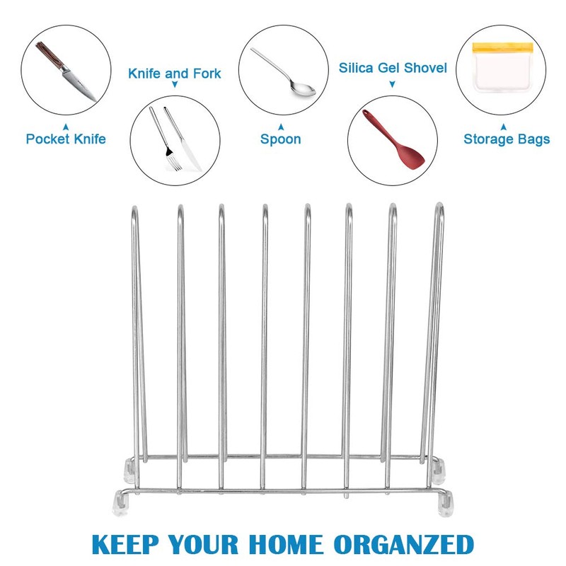 Reusable Storage Bags Rack, Drying Rack for Storage Bags, Stainless