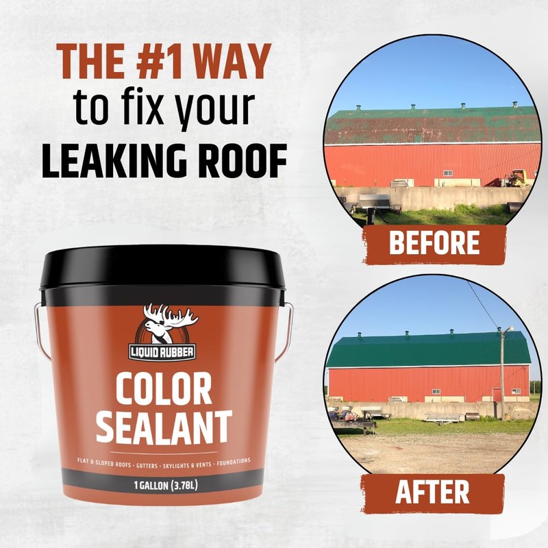 Liquid Rubber Color Waterproof Sealant - Elastomeric Roofing Coating for