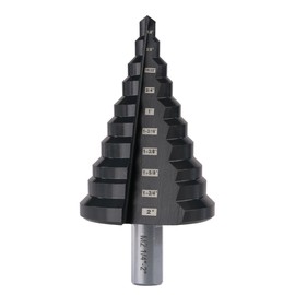 SHARPTOOL 1/4 to 2 Inches M2 HSS Step Drill Bit, Large Unibit for Cutting Holes on Stainless Steel, Metal, Wood & Plastic (2")