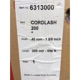 Cordstrap 100 feet Cordlash 200 Cargo Strap by Cordstrap - 40mm/ 1-5/8"  - 8500 kg/1873lb