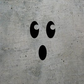 Ghost Face (Black) (Set of 2) Premium Waterproof Vinyl Decal Stickers for Laptop Phone Accessory Helmet CAR Window Mug Tuber Cup Door Wall Decoration - ANGstic0d9214BL