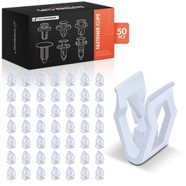 A-Premium 50 PCS Front Bumper Trim Car Retainer Fastener Push Pin Clips Compatible with Land Rover Range Rover 22-23 Discovery Sport Discovery Defender 90 110 130 Range Rover Sport Range Rover Velar