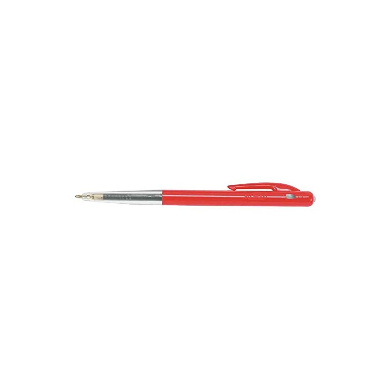BIC M10 Medium Point Retractable Ballpoint Pen - Red (Pack
