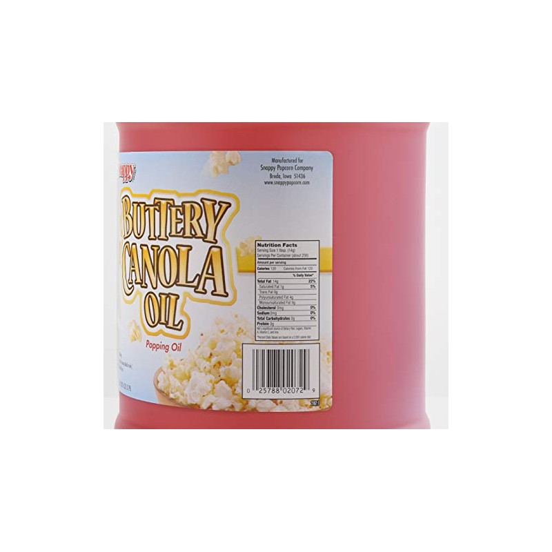 Snappy Buttery Canola Oil, 1 Gallon