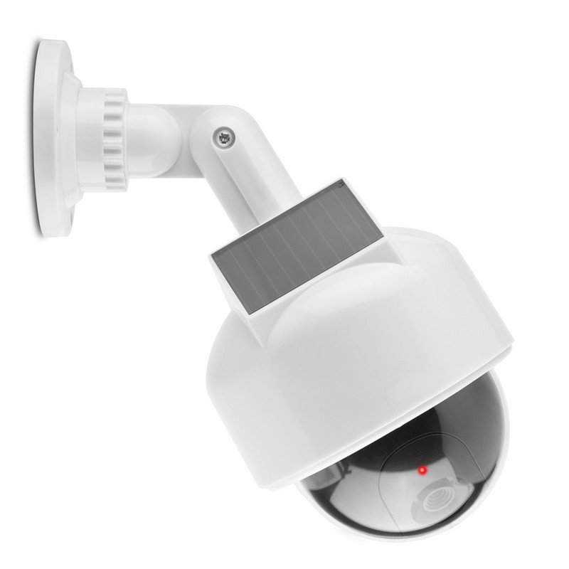 Dummy Camera Indoor & Outdoor Realistic Dome Shape Solar Security