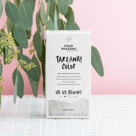 Four Reasons Original Takeaway Color - Ice Ice Blondy – 10.01 Bright Ash Blonde - Demi-Permanent Hair Color - Ammonia-Free and Fragrance-Free Hair Dye - 100% Vegan & Cruelty Free