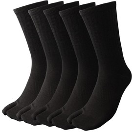 Hayashi C718L Men's Socks with Fingers, Large Size, Set of 5, Military Feet, Cotton EX, Stretchy Cotton Material, Comfortable to Wear, Black, Supporters Included, Anti-Slip LL, XL, 10.6 - 11.4 inches