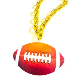 YSPPF 7.5" Jumbo Football Pendant Bead Mardi Gras Beads Party Football Sport Events Party Supplies