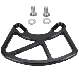 Aluminum Alloy MTB Bash Guard Bicycle Chain Guard for ISCG05 ISCG 03 22T‑46T Chainrings Mountain Bike Black