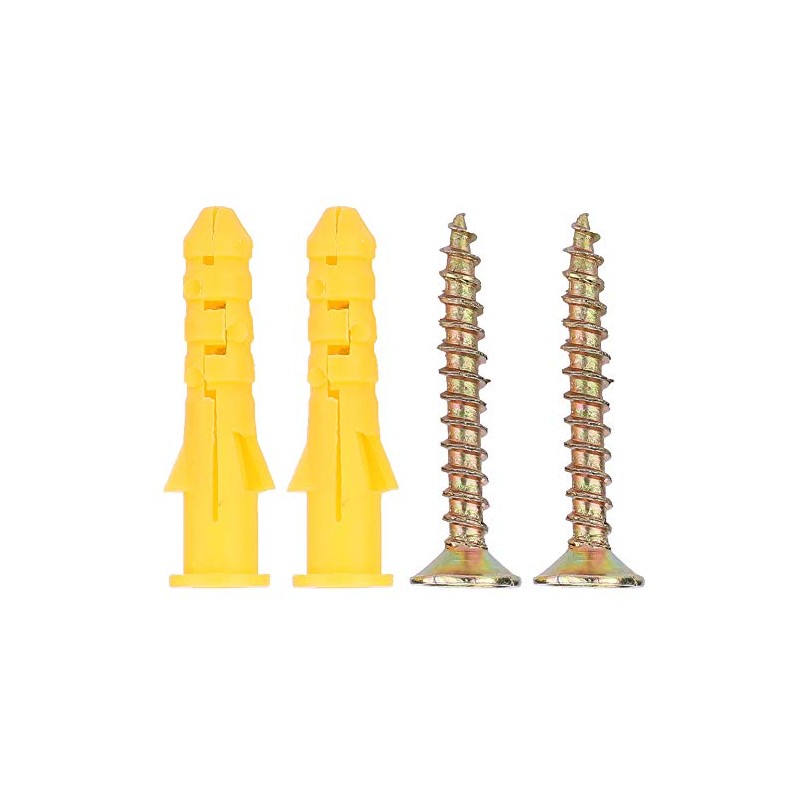 Plastic Expansion Wall Screw Plug Screw Fixings + Self-Tapping Screws