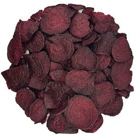 Fried Beets, Sea-Salted Beet Chips, No Color or Sugar Added, All Natural, Bulk 2.2 Lb,