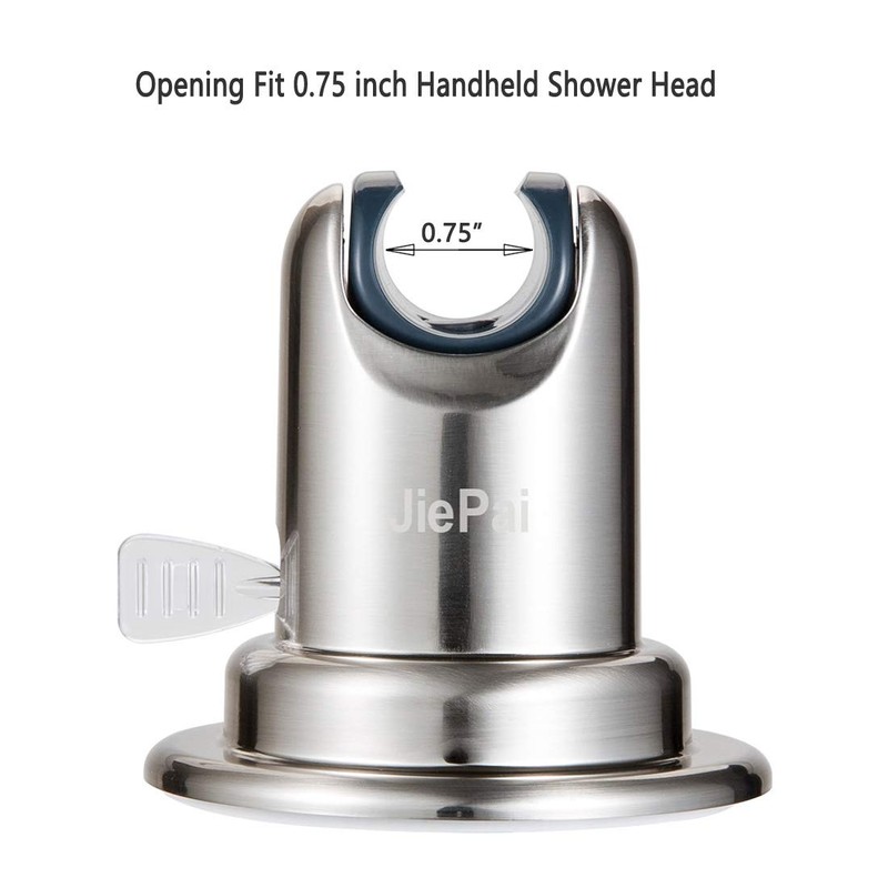 JiePai Vacuum Suction Cup Shower Head Holder,Adhesive Adjustable Suction Handheld