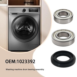The Lord of the Tools 1 Set Washing Machine Drum Bearing Gasket Set Replacement Part 1023392 Compatible with Amica Compatible with LG 6205Z 6206Z 37 x 66 x 9.5/12