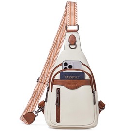 cakang 7L Sling Bag for Women Crossbody Bags for Women Leather Sling Backpack Fanny Pack Travel Crossbody Sling Purse