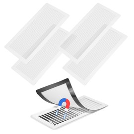 Extra Strong Magnetic Floor Vent Covers, Upgrade Air Vent Screen Cover for 4"x10" Vent Duct Opening, AC Vent Mesh Register Screen Cover for Home Floor Wall Ceiling Catch Debris Hair Insect
