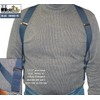 Holdup Suspender's Blue Trucker Style Hip-clip Suspenders in 1 1/2"