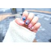 Handmade nail tips - Fluffy, heart package - Short square