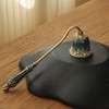 BGCTM Elegant Royal-Style Candle Snuffer with Pearl Inlay, Metal Handle