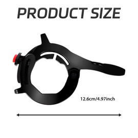 HHZL Motorcycle Cruise Control Assist, Adjustable Motorcycle Throttle Lock, Anti-Slip Motorcycles Cruise Control Throttle Clamp, Universal Electric Vehicle Throttles Booster Handlebar Attachment