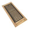 Homewell Red Oak Wood Floor Register Vent Cover, Drop in