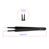 Aoje-Link ESD-13 Professional Anti-Static Precision Technology Tweezers, Non-magnetic Flat and