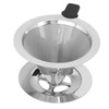 Stainless Steel Coffee Dripper Drip Cone Coffee Filter Reusable Coffee