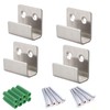 Yurakt Metal Fittings, U-Shaped Stainless Steel Support Wall Fixing Hooks,