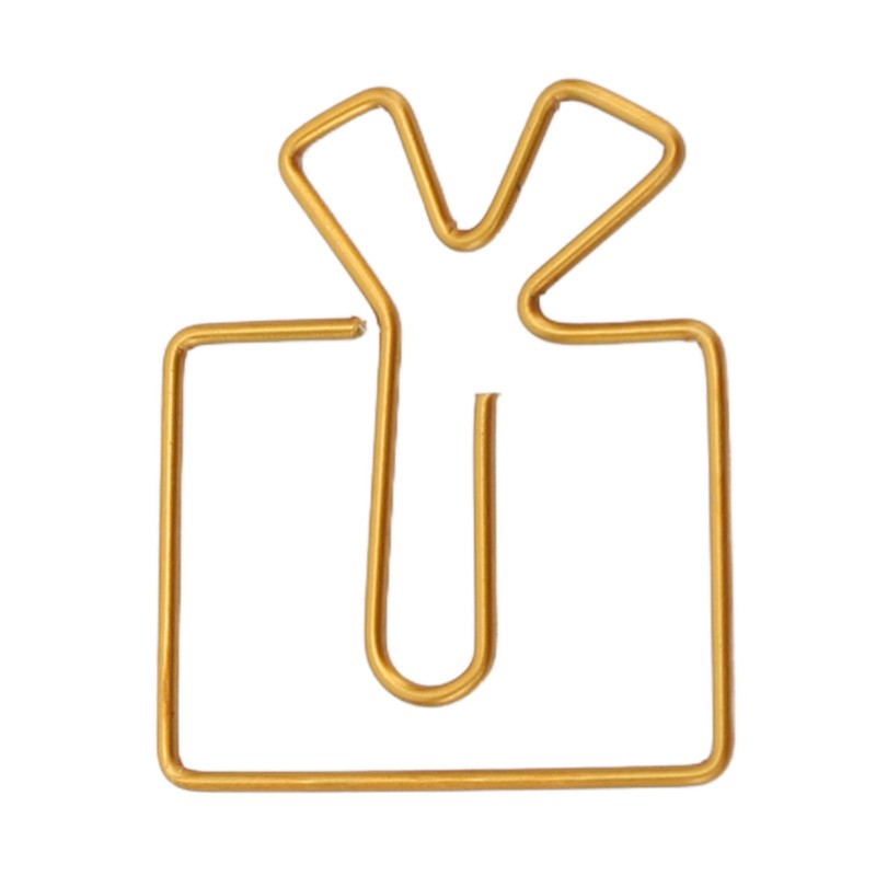 100PCS Funny Cute Paperclips Decorative Metal Small Journaling Paper Clamps
