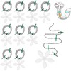 JALCH 10-Pack Flower-Shaped Shower Drain Protectors – Sink and Bathtub