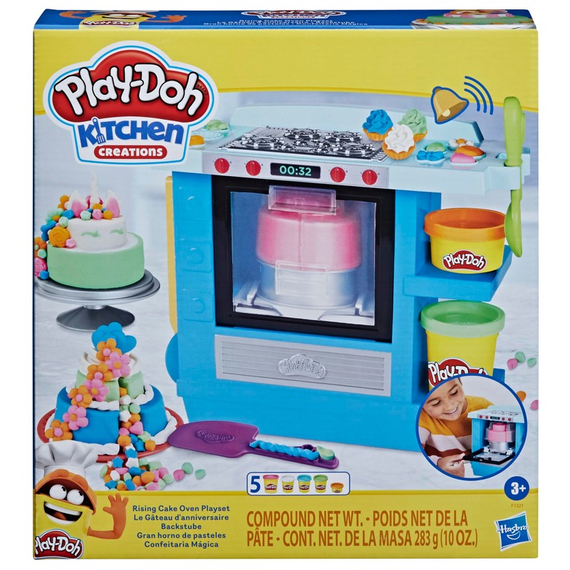 Play-Doh Kitchen Creations Rising Cake Oven Bakery Playset for Kids