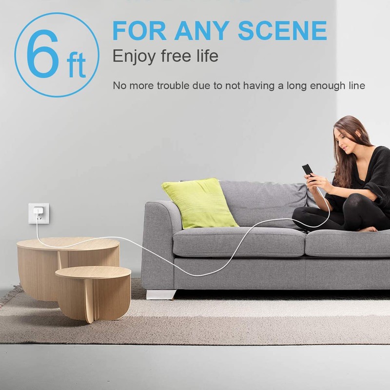 iPhone Fast Charger 3+3Pack 20W USB C Wall Charger with