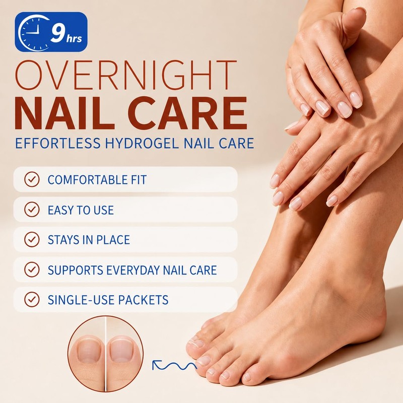 3 Pack 63 Pcs Fungal Nail Patches for Thick &