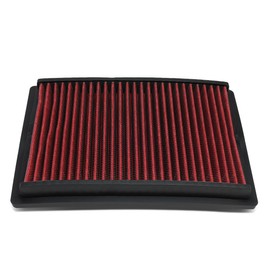 DNA Motoring AFPN-128-RD Filtro de aire lavable al aire limpio, mejora el rendimiento del motor, potencia y aceleración [compatible con Chevy Sonic 1.8L 1.4T]