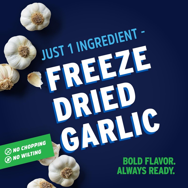 Litehouse Freeze Dried Garlic - Garlic, Substitute for Fresh Garlic