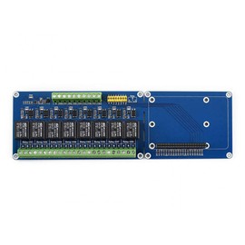 Waveshare Raspberry Pi Expansion Board 8-channel Relays Loads up to 5A 250V AC or 5A 30V DC for Pi A+/B+/2B/3B/3B+ SPDT-NO,NC Contact Form