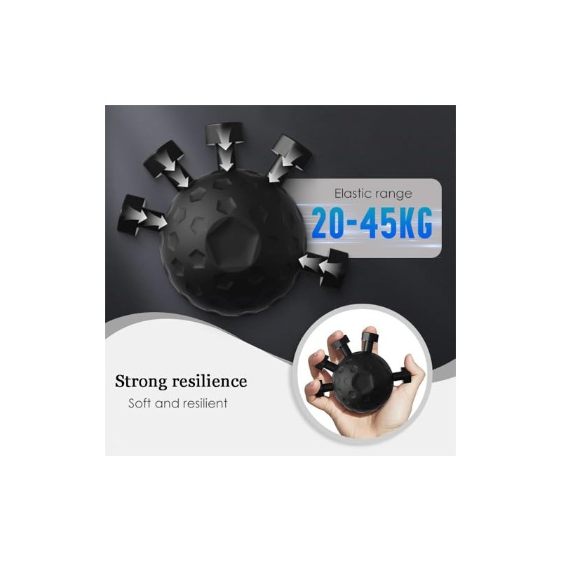 Finger Grip Strengthener，Hand Grip Strength Trainer,Adjustable Hand Grip Strengthener Finger